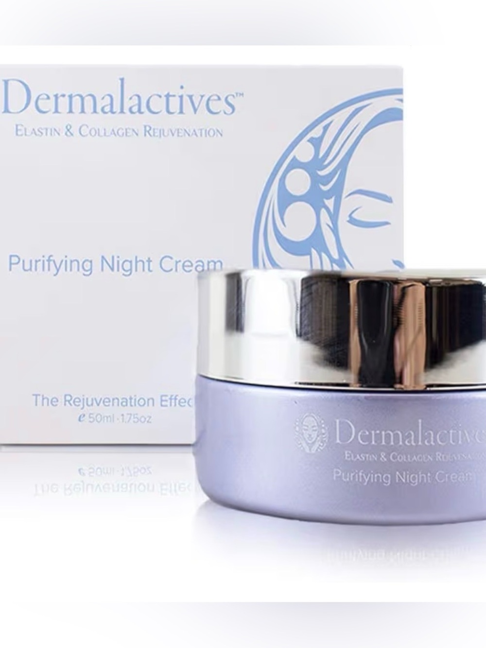 Dermalactives Purifying Night Cream New in Box Full Size 50ml 1.75oz